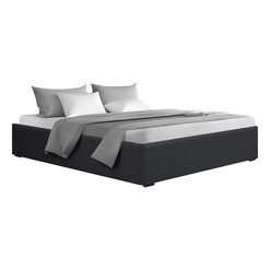 Picture of Kutner Storage Bed Fabric Charcoal Resort Living