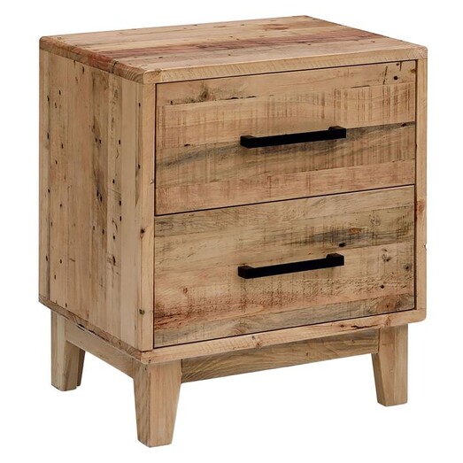 Picture of Lana Timber Bedside Table Pine Natural Beaumont & Braddock