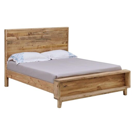 Picture of Lana Timber Queen Bed Pine Natural Beaumont & Braddock Picture of Lana Timber Queen Bed Pine Natural Beaumont & Braddock