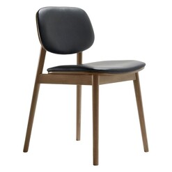 Picture of Lando Leather Dining Chair Black Life Interiors