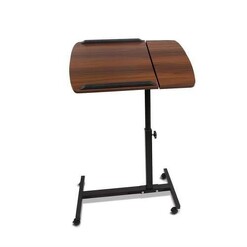 Picture of Laptop Table Desk Adjustable Stand - Walnut