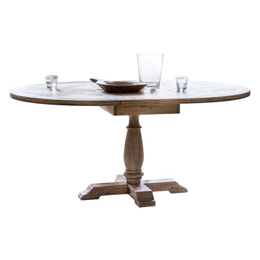 Picture of Launceston Round Extendable Dining Table Wood Natural Castle Road Interiors Picture of Launceston Round Extendable Dining Table Wood Natural Castle Road Interiors