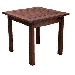 Picture of Launton Outdoor Side Table Wood Mahogany The Import Depot