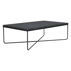 Picture of Lava Stone Coffee Table Natural Mineral Black SLH