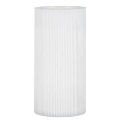 Picture of Lawrence Glass Vase in White by Amalfi