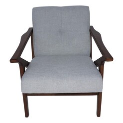Picture of Leben Armchair Linen Walnut/Light Grey HEQS