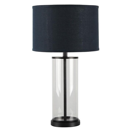 Picture of Left Bank Table Lamp with Black Base in Blue by CAFE Lighting & Living