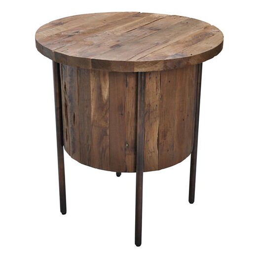 Picture of Lego Side Table Teak Brown/Black SLH