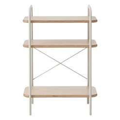 Picture of Lenz 3-Tier Bookshelf Plywood Light Timber Vida & Co.