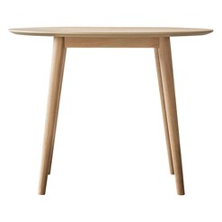 Picture of Leobert Round Dining Table Wood Natural Castle Road Interiors