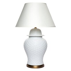 Picture of Leopolda Table Lamp in White by CAFE Lighting & Living