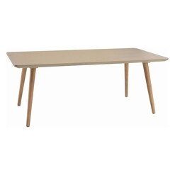 Picture of Lester Rectangular Coffee Table, Taupe Grey Wood Iniko