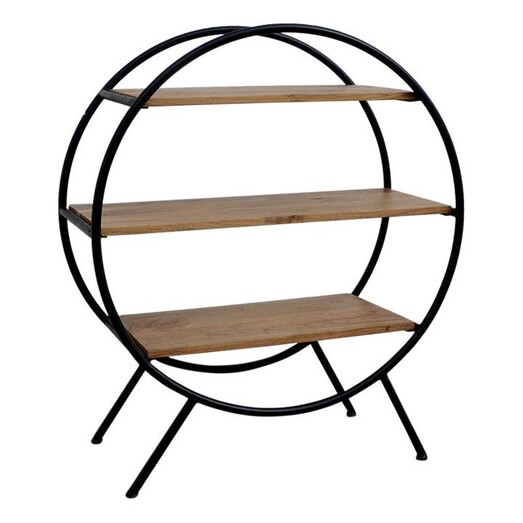 Picture of Levina Wheel Display Unit in Black by Phil Bee Interiors