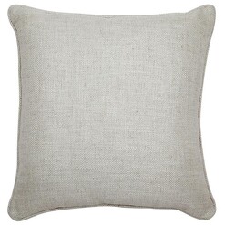Picture of Libby Linen Cushion with Feather Fill in Natural by CAFE Lighting & Living