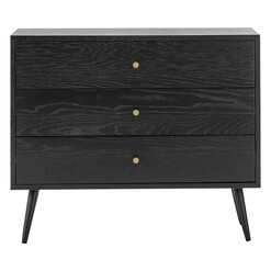 Picture of Liena Chest of Drawers in Black by Eastern Warehouse