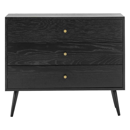 Picture of Liena Chest of Drawers in Black by Eastern Warehouse Picture of Liena Chest of Drawers in Black by Eastern Warehouse