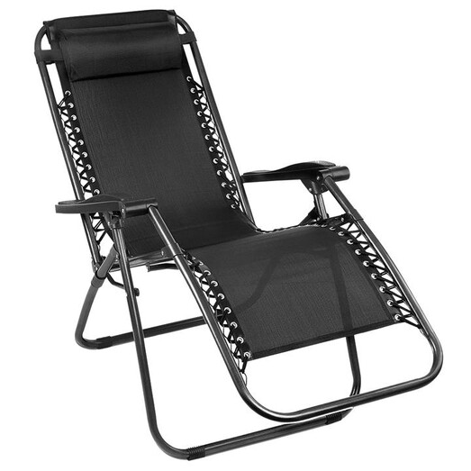 Picture of Liev Outdoor Recliner, Black Metal Frisse Outdoors Picture of Liev Outdoor Recliner, Black Metal Frisse Outdoors