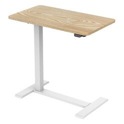 Picture of Lieve Electric Height Adjustable Desk in Light Timber by Vida & Co.