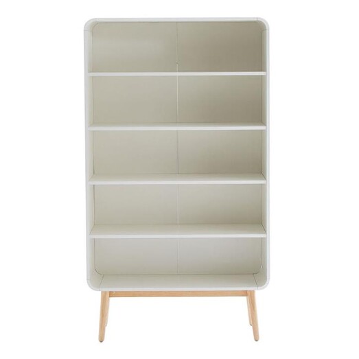 Picture of Lilibeth 5-Shelf Timber Display Cabinet in Brown by E-living