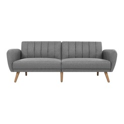 Picture of Lilita 3 Seater Sofa Bed Fabric Grey Resort Living