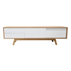 Picture of Limehills Entertainment Unit Size Small in Oak by Calibre