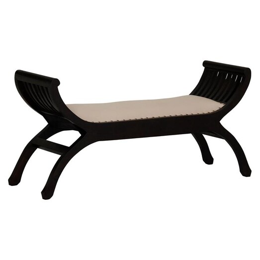 Picture of Lingon Timber Bench, Chocolate Mahogany Kayu Estate