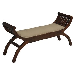 Picture of Lingon Timber Bench, Mahogany Kayu Estate