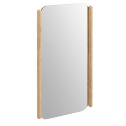 Picture of Livia Natural Oak Timber Mirror Brown Vida & Co.