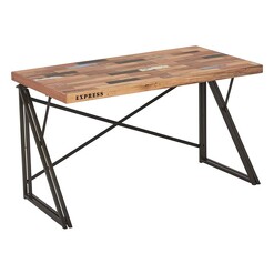 Picture of Loft Student Desk Teak Black/Brown SLH