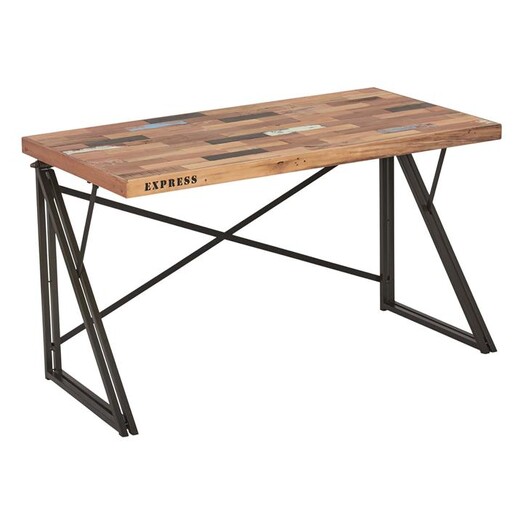 Picture of Loft Student Desk Teak Black/Brown SLH