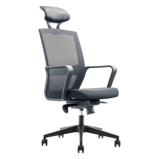 Picture of Lombard Executive Office Chair Polyester Black/Grey Iniko