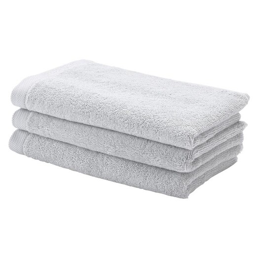Picture of London Egyptian Combed Cotton Hand Towel in Grey by Aquanova