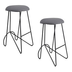 Picture of Loop Backless Bar Stool Tall (Set of 2) Fabric Assorted MARMO