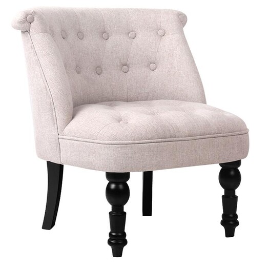 Picture of Lorraine Occasional Chair, Beige Polyester Taupe Resort Living