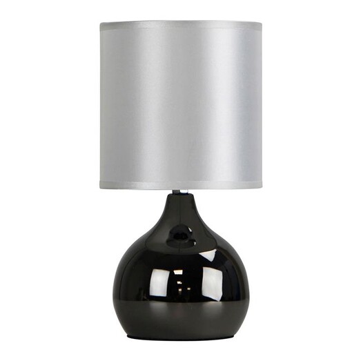 Picture of Lotti Touch Table Lamp in Black by Oriel Lighting