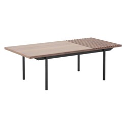 Picture of Lowell Coffee Table, Large MDF Walnut/Black Iniko