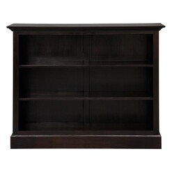 Picture of Luas 2-Shelf Bookshelf in Chocolate by Kayu Estate