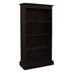 Picture of Luas Tall Bookshelf in Dark Brown by Kayu Estate