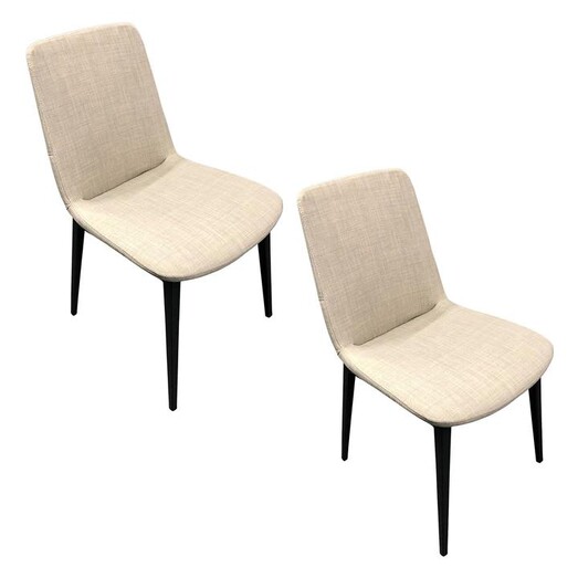 Picture of Luca Set of 2 Dining Chairs Cream Living by Design