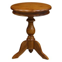 Picture of Lucas Round Side Table Mahogany Assorted Kayu Estate