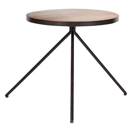Picture of Lucas Side Table Wood Black/Natural Satara