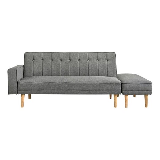 Picture of Lumi 3 Seater Sofa Bed with Ottoman Linen Assorted E-living
