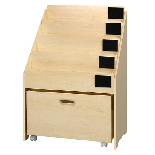 Picture of Luna Kids' Bookshelf MDF Natural Big Fun Club