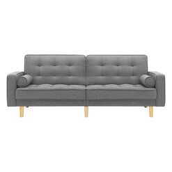 Picture of Luoni 3 Seater Sofa Bed Fabric Grey Resort Living
