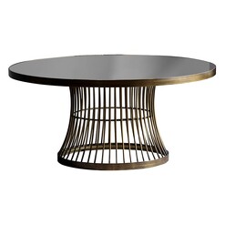 Picture of Lushia Coffee Table in Black/Bronze by Castle Road Interiors