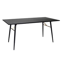 Picture of Lux Dining Table MDF Black Casa Uno