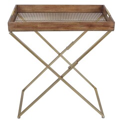 Picture of Luxe Side Table Metal Brown/Brass SLH