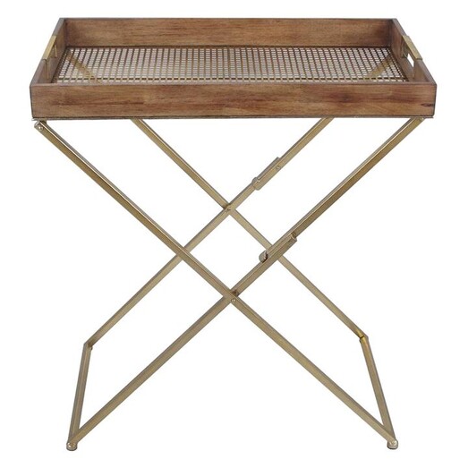 Picture of Luxe Side Table Metal Brown/Brass SLH