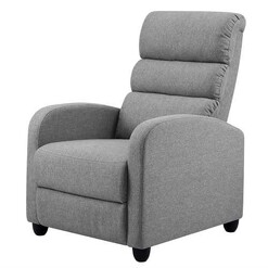 Picture of Luxury Recliner Chair Chairs Lounge Armchair Sofa Fabric Cover Grey