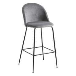Picture of Lyndsay Velvet Bar Stool Assorted Vida & Co.